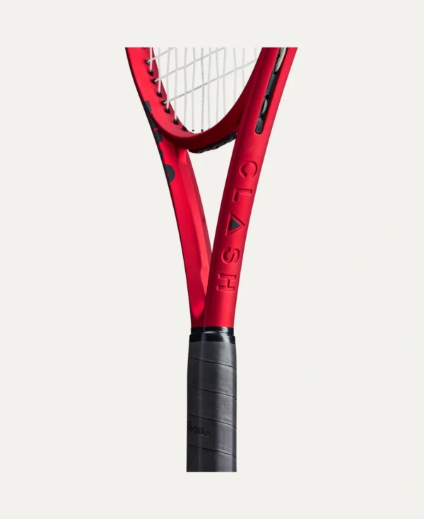 WILSON Clash 100 Pro V2 Tennis Racquet (310g, Unstrung, Maroon) - Image 6