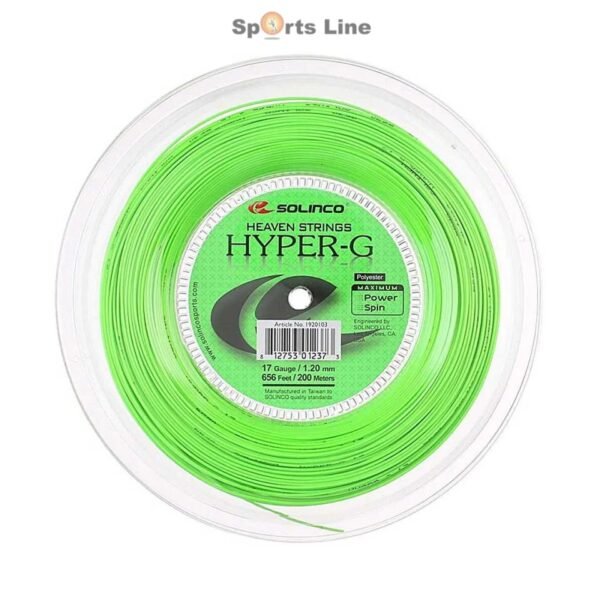 SOLINCO HYPER G TENNIS STRING REEL 17-G 1.20MM, 200M