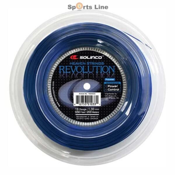 SOLINCO REVOLUTION TENNIS STRING 16-G 1.30MM, 200M