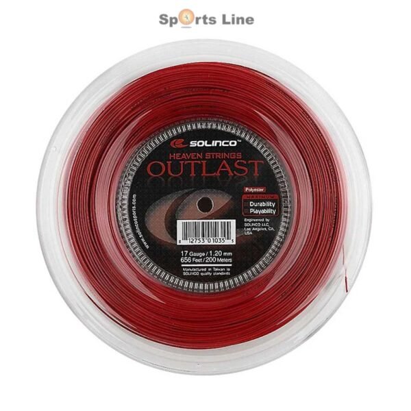SOLINCO OUTLAST TENNIS STRING REEL 17-G 1.20MM, 200M